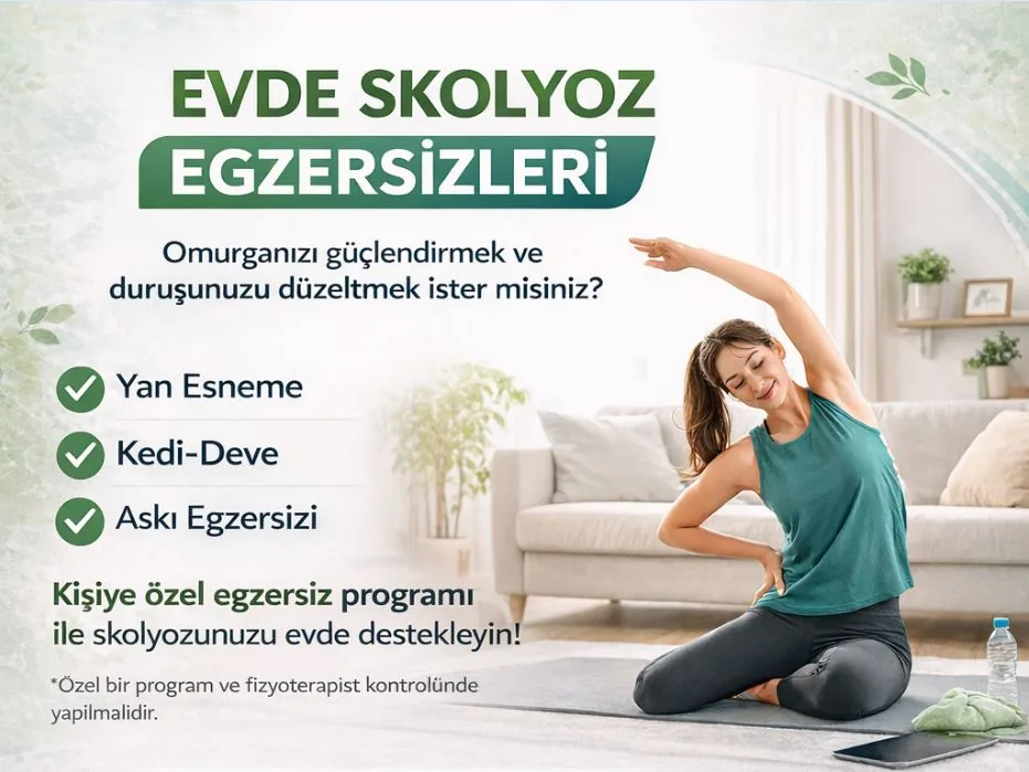 Evde Skolyoz Yönetimi: Omurga Sağlığınızı Destekleyecek 5 Temel Egzersiz